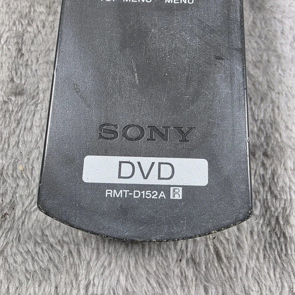 Sony RMT-D152A DVD Player Remote Control Black Replacement Controller